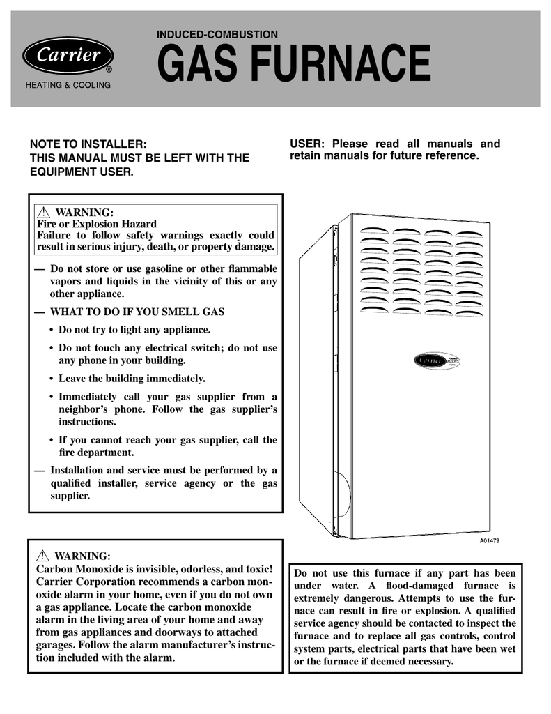 carrier weathermaker 8000 service manual