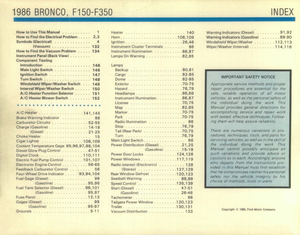 1986 ford f150 repair manual