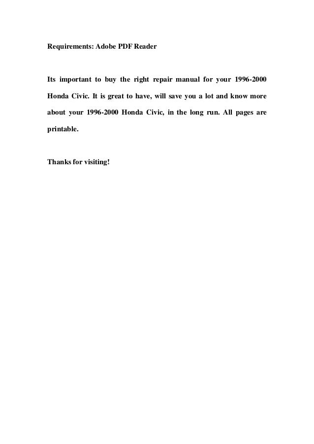 2002 honda civic repair manual pdf