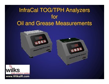 infracal tog tph analyzer manual
