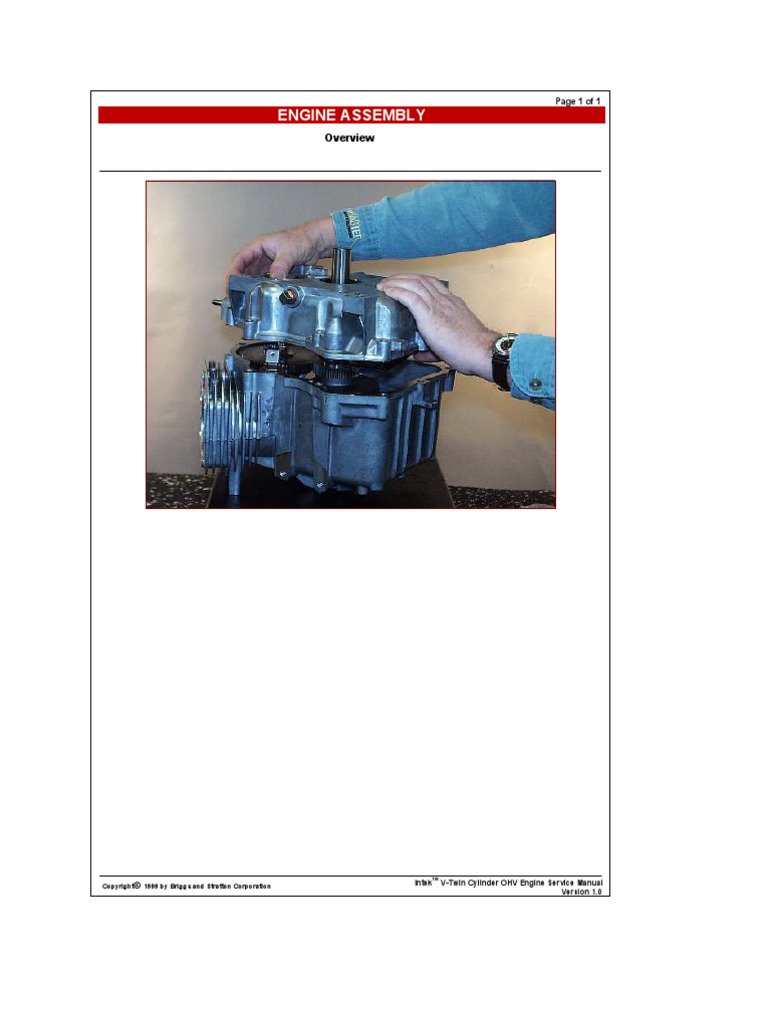 briggs and stratton v twin engine manual