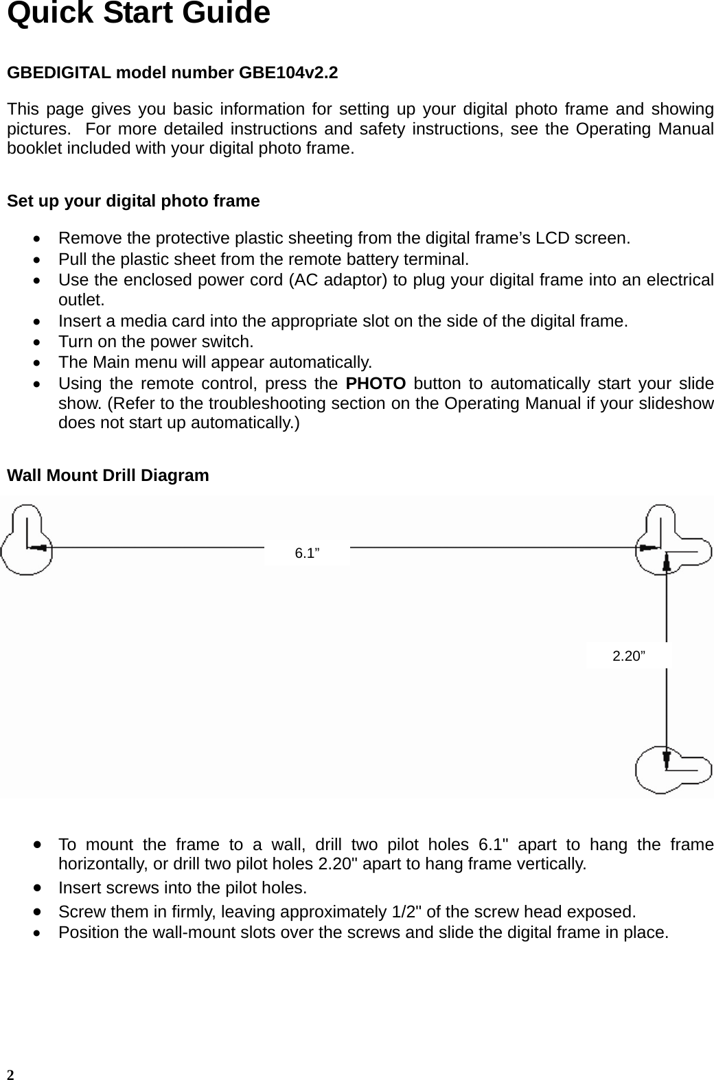 digital photo frame manual pdf