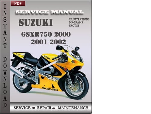 2003 suzuki gsxr 750 service manual download