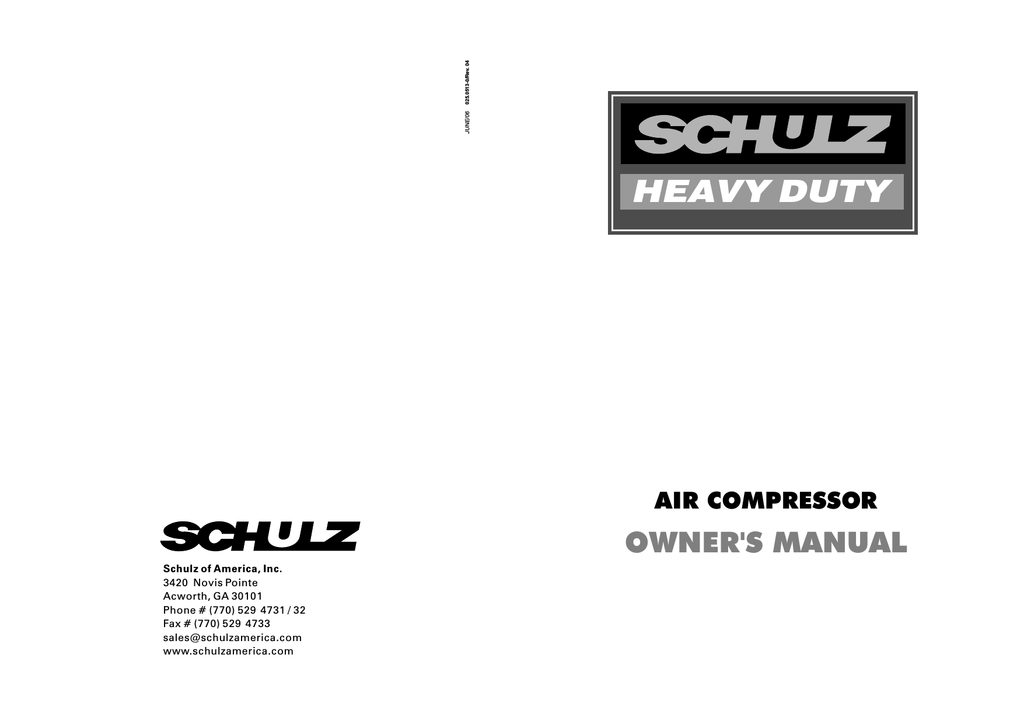 mastercraft air compressor owners manual
