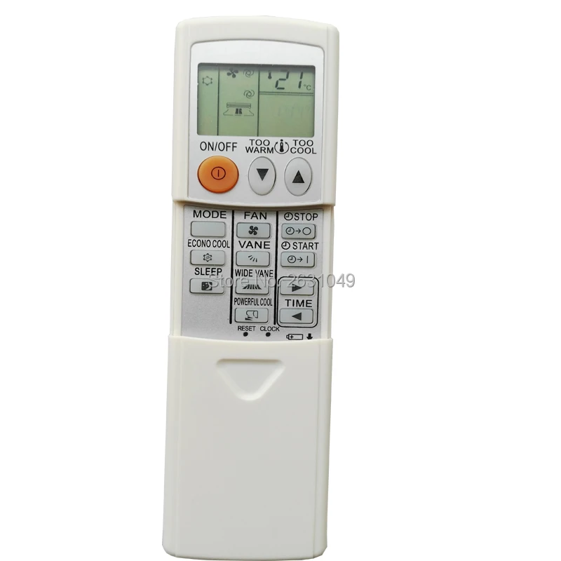 mitsubishi remote control manual air conditioner