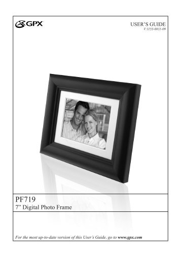 pandigital 10.4 digital photo frame manual