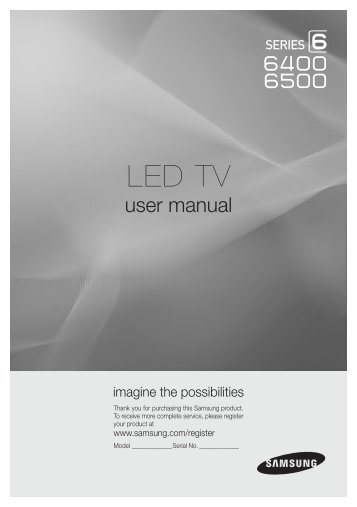 samsung 46 led tv manual