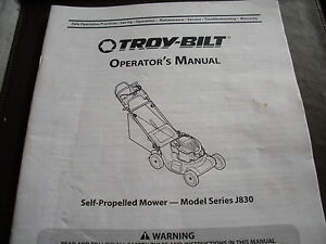 troy bilt lawn tractor repair manual
